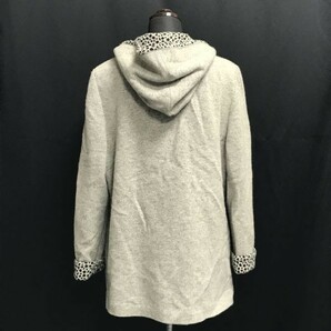 ノアジェ/noa-ge★フーディ/ウールコート【レディースL/グレー/gray】Coats/Jackets/Jumpers◆BH355の画像3