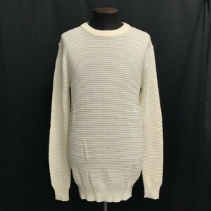 センスオブプレイス/sense of place★ニットセーター【メンズL/アイボリー/ivory】アーバンリサーチ/Tops/Sweater◆BH355