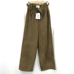 1.7万タグ付き/ 訳あり新古品★東京スタイル/TOKYO STYLIST THE ONE EDITION★ハイウエストパンツ【size-9/股下68cm/茶】Trousers◆BH247