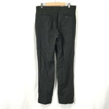 イタリア製★ヴェスチウムオフィシーナ/バーニーズジャパン★スラックスパンツ【size -50/股下76cm/黒】VESTIUMOffICINA/Trousers◆BH135_画像2