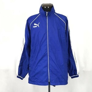 ヒットユニオン製★プーマ/PUMA EXTRA★ジャージジャケット/ウインドブレーカー【Mens size -L/青×白/blue×white】Vintage/RARE◆BH147