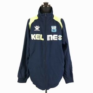 KELME★サッカー/フットサル/フルジップ/ジャージジャケット【メンズM/紺】ケルメ◆BF575