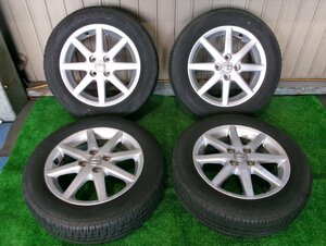 トヨタ　アクア純正15インチホイール　15X5J+39　4H　PCD100　ダンロップ　175/65R15　2022年　4本セット　Y5.1114