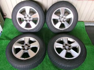 トヨタ　ウィッシュ　純正15インチホイール　15X6J+45　5H　PCD100　グットイヤー　195/65R15　2021年製　4本セット　Y5.1157