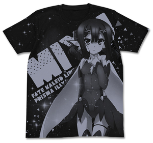 Fate/kaleid liner プリズマ☆イリヤ ツヴァイ ヘルツ! 美遊 オールプリントTシャツ BLACK-L 新品未開封 生産終了 ひろやまひろし 名塚佳織