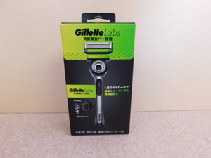 634△未使用 Gillette ジレット Labs 角質除去バー搭載 本体1個 替刃1個 壁掛け用ハンガー付き