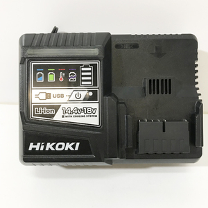 【未使用品】HiKOKI/ハイコーキ 急速充電器 スライド式リチウムイオン電池14.4V~18V対応 USB充電端子付 超急速充電 UC18YDL ※No.2※