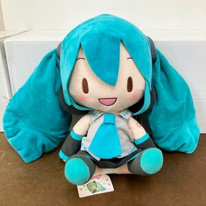 RK677)タグ付き 初音ミク シリーズ ぬいぐるみ メガジャンボ ふわふわぬいぐるみ VOCALOID