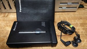 Panasonic カセットプレーヤー　RQ-JA155 リモコンイヤホン、単3電池ケース付ジャンク