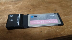 ★　NTT 無線LANカード SC-40NE(2) 　★中古