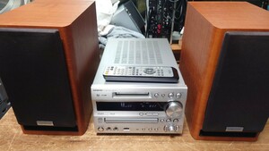 ONKYO CD MD コンポ FR-N7XX リモコンRC-790S スピーカーD-N7XX ジャンク