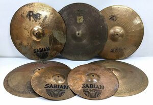 SABIAN/Zildjian/Paiste Ride Hi-Hat シンバル各種 7枚 まとめ セット《A7031