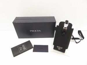 PRADA プラダ ナイロン スマートフォンケース △WP1773