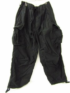 COOTIE クーティー BACK SATIN ERROR FIT CARGO EASY PANTS カーゴパンツ ブラック SIZE:M ⊥FG6789