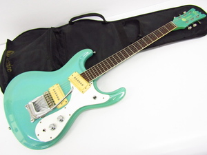 mosrite 黒雲製 of California Excellent モズライト エレキギター 動作確認済み ソフトケース付き ▼G4195