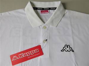 KAPPA GOLF カッパ ゴルフ ストレッチ 半袖ポロシャツ　LL　白