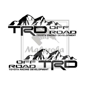 TRD　OFFROAD　カッティングステッカー　各サイズあります4-1