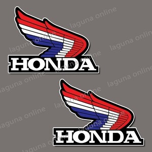 ☆即納☆　HONDA WING　ホンダ ウィング　トリコロール 　ステッカー　デカール　並行輸入 2