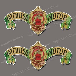 ☆即納☆　Matchless　マチレス　ステッカー　デカール　並行輸入