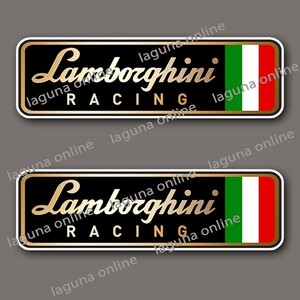 ☆即納☆　lamborghini racing　ランボルギーニ　ステッカー　デカール　並行輸入