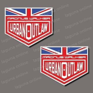 ☆即納☆　magnus walker urban outlaw　マグナスウォーカー　ステッカー　デカール　並行輸入