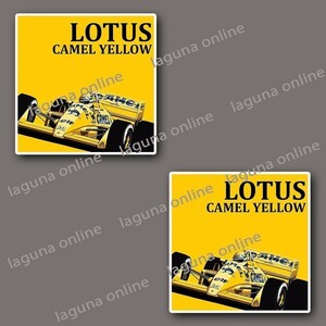 ☆即納☆　lotus camel yellow　ステッカー　デカール　並行輸入