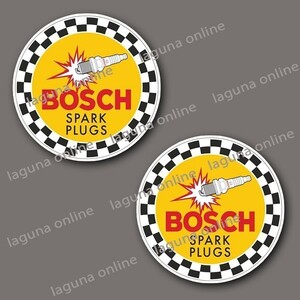 ☆即納☆　Bosch Spark Plugs　ボッシュ　ステッカー　デカール　並行輸入