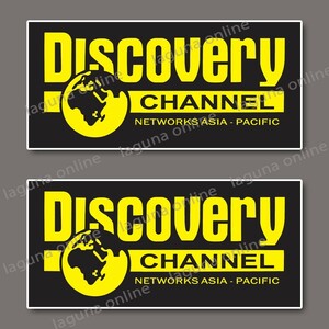 ☆即納☆　DISCOVERY CHANNEL ディスカバリーチャンネル　ステッカー　デカール　並行輸入 1