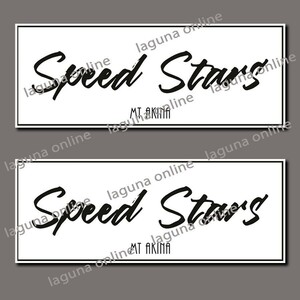 ☆即納☆　イニシャルD speed stars1 デカール　並行輸入