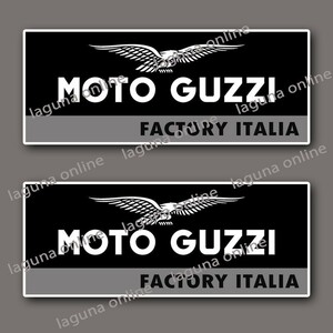 ☆即納☆　motoguzzi factory　ステッカー　デカール　並行輸入