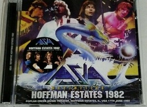 エイジア 1982年 Live At Hoffman Estates ,USA Asia John Wetton Steve Howe