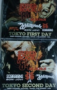 スーパー・ロック 1984年 9Disc ２日間 Super Rock In Japan Whitesnake Michael Schenker Group Bon Jovi Scorpions