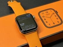 ★即決 バッテリー100% 即決 Apple Watch series8 HERMES 41mm アップルウォッチ エルメス GPS+Cellular シルバーステンレス シリーズ8_画像7