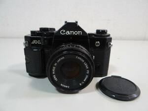 Va7823 CANON A-1 カメラ+レンズ CANON LENS FD 50mm 1:2「ジャンク品」