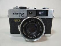 Va7883 KONICA コニカ C35 FD 38mm F1.8　フィルムカメラ「ジャンク品」」_画像1