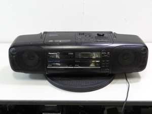 T12988 Panasonic パナソニック RX-DT80 カセット CD デッキ 通電確認済 ジャンク