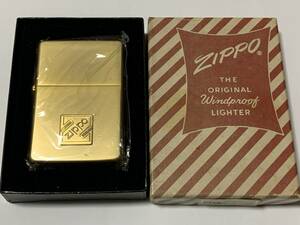 1989年製造　ゴールドカラー　ZIPPO 1937レプリカ ロゴメタル　zippo　未使用