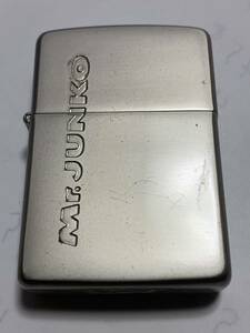 本体のみ　1989年　筆記体ロゴ　Mr.JUNKO　ZIPPO　USED良品