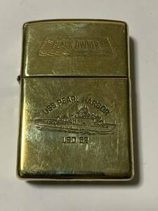  body only 1999 year plank owner pearl Haba LSD52 brass ZIPPO USED