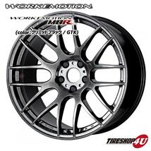 WORK EMOTION M8R 17インチ 17x7.0J 5/100 +47 GTK グリミットブラック 新品ホイール1本価格_画像1