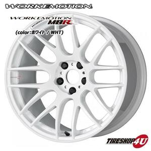 WORK EMOTION M8R 19インチ 19x9.5J 5/114.3 +38 WHT ホワイト 新品ホイール1本価格