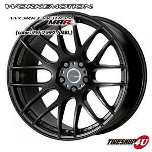 WORK EMOTION M8R 18インチ 18x9.5J 5/114.3 +30 MBL マットブラック 新品ホイール1本価格