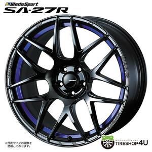 1本から送料無料 Weds Sport SA-27R 17x6.5J 4/100 +50 BLC2 新品ホイール1本価格