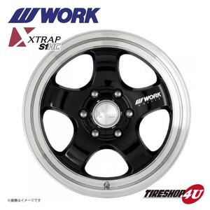 4本購入で送料無料 WORK XTRAP S1HC 18インチ 18x8.0J 6/139.7 +35 BRC ブラックダイヤカットリム 新品ホイール1本価格