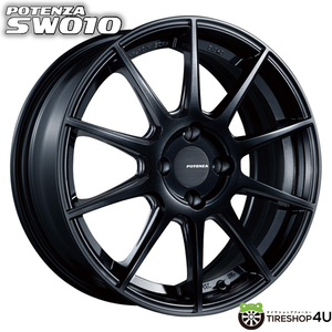 SW010 15x5.0J 4/100 +45 PB スペーシア アルト タント ワゴンR エッセ POTENZA Adrenalin ポテンザ アドレナリン 新品