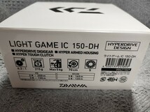 最終回　新品未使用　ダイワ　22ライトゲームIC 150DH（右巻き）　同梱可　鯛ラバ　タイラバ　カワハギ_画像7