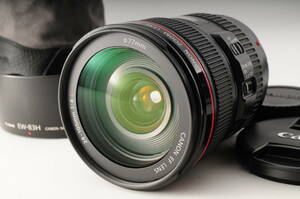 ☆極美品☆ Canon EF 24-105mm F4 L IS USM ☆フード・ポーチ付き ☆カメラ専門店にて動作確認済み キヤノン 