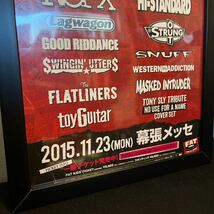 Fat Wreck Chords 25周年 額入りフライヤーNOFX Hi-standard LAGWAGON NO USE FOR A NAME ハイスタ 横山健 kenyokoyama pizza of death_画像3