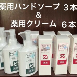 【ハンドケア人気商品まとめ売り】薬用ハンドソープ 3本 & 薬用ハンド&フット用モイスチュアクリーム 6本 手荒れ エイボン