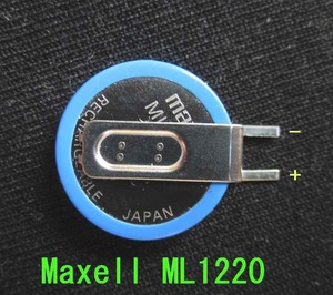 maxell　ML1220　コイン型充電池　2個組